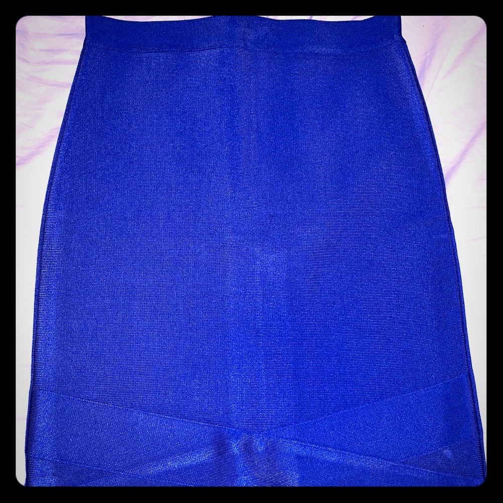 Blue skirt